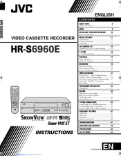 JVC HR-S6960E Instructions Manual