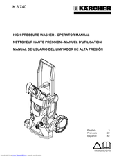 Kärcher K 3.740 Operator's Manual