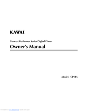 Kawai CP115 Owner's Manual