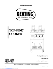 Keating Of Chicago Top-Side Cooker 028951 Service Manual