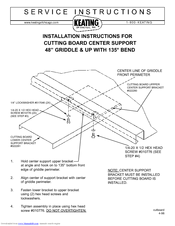 Keating Of Chicago Griddle Service Instructions