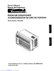 Kenmore 580.72053 Owner's Manual