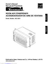 Kenmore 580.75051 Owner's Manual