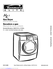 Kenmore HE3 110.9787 Series Use And Care Manual