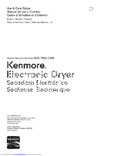 Kenmore C6801 Use And Care Manual