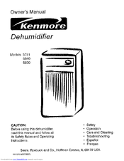 Kenmore 5830 Owner's Manual