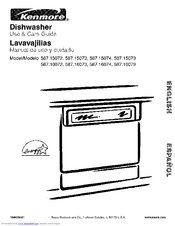 Kenmore 587.16073 Use And Care Manual