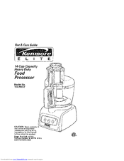 Kenmore 100.90002 Use And Care Manual