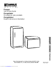 Kenmore Freezer Use And Care Manual