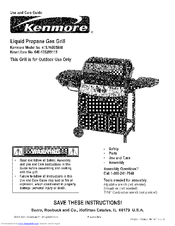 Kenmore 415.16505900 Use And Care Manual