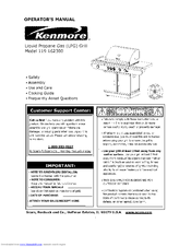 Kenmore 119.162300 Operator's Manual
