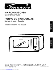 Kenmore 63263 - 1.2 Full Design Microwave Use And Care Manual