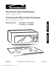 Kenmore 721.80602 Use & Care Manual