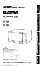 Kenmore 565.683 Owner's Manual