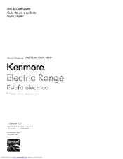Kenmore 790.929 Use And Care Manual