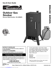 Kenmore 125.15884801 Use And Care Manual