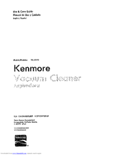 Kenmore 1!6O31040 Use And Care Manual