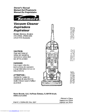 Kenmore 216.31703 Owner's Manual