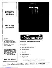 Kenmore GENIUS II 625.34867 Owner's Manual