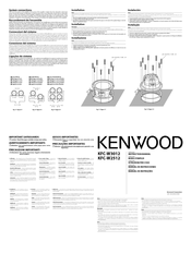 Kenwood W3012 - KFC Car Subwoofer Driver Instruction Manual