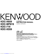 Kenwood KDC-719 Instruction Manual