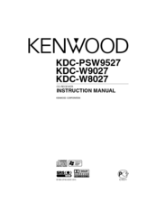Kenwood KDC-PSW9527 Instruction Manual