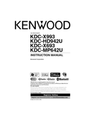 Kenwood KDC-MP642U Instruction Manual