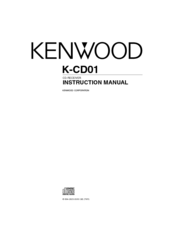 Kenwood K-CD01 Instruction Manual