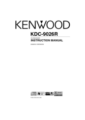 Kenwood KDC-9026R Instruction Manual