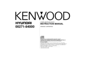 Kenwood Hyundai 00271-84000 Instruction Manual