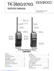 Kenwood TK-260G Service Manual