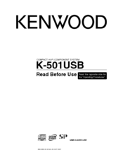 Kenwood K-501USB User Manual