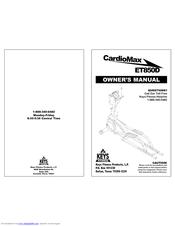 Keys Fitness CM850EL Owner's Manual