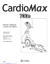 Keys Fitness Elliptical 700e Owner's Manual