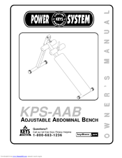 Keys Fitness ABDOMINAL BENCH KPS-AAB Owner's Manual
