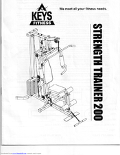Keys Fitness Strength Trainer 200 Owner's Manual