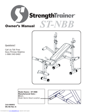 Keys Fitness ST-NBB Owner's Manual