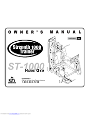 Keys Fitness Strength trainer ST-1000 Owner's Manual