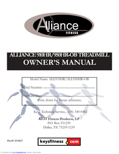 Keys Fitness ALLIANCE 910HR Owner's Manual