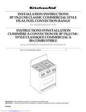 KitchenAid 9759536B Installation Instructions Manual