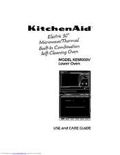 KitchenAid KEMI300V Use And Care Manual
