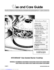 KitchenAid KGCS166G Use And Care Manual