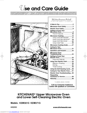 KitchenAid KEMI301G Use And Care Manual