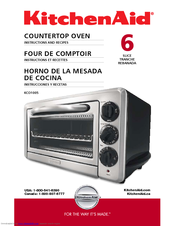 KitchenAid KCO1005ER - Countertop Oven Instructions And Recipes Manual