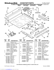 KitchenAid KERS807SWW00 Parts Manual