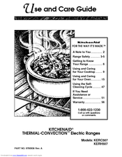 KitchenAid KERH507 Use And Care Manual