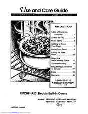 KitchenAid KEBS276D Use And Care Manual