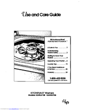 KitchenAid KAWE470B Use And Care Manual