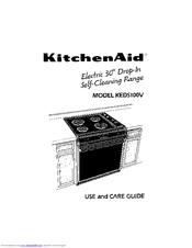 KitchenAid KEDS100V Use And Care Manual