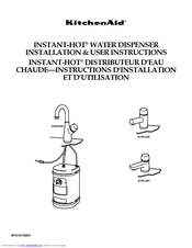KitchenAid Instant-Hot KHWC260 Installation And User Instructions Manual